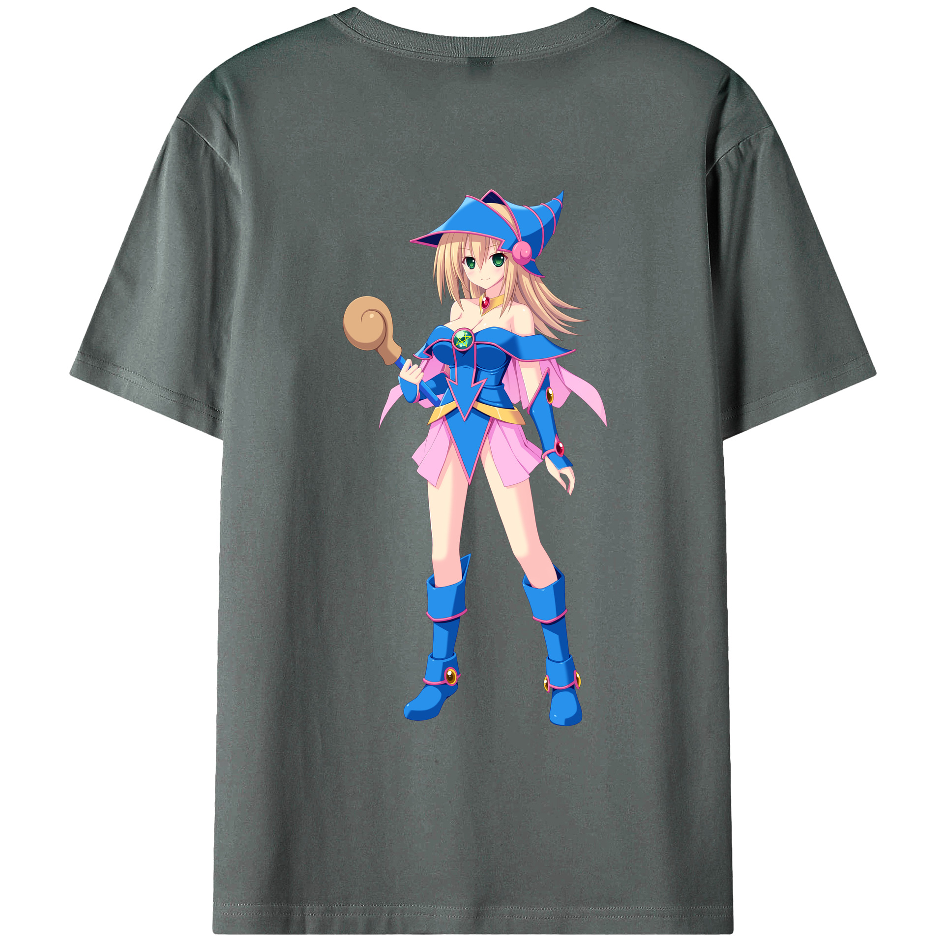 （画像用） 遊☆戯☆王 Yu-Gi-Oh! 綿100％ メンズ半袖Tシャツ（バックプリント） 通気性
